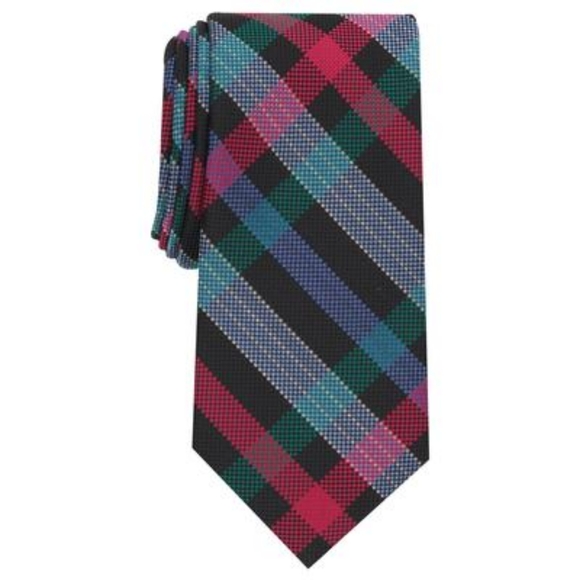 Club Room Other - Club Room Men's Classic Holiday Tartan Tie,  Med Blue